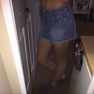 Denim Mini Skirt